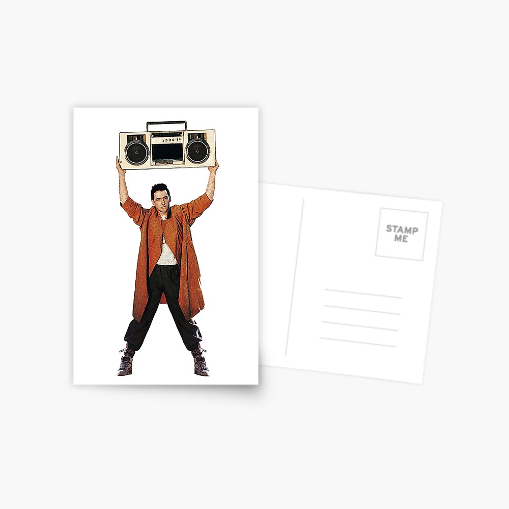 "SAY ANYTHING John Cusack holds up a boombox boom box Lloyd Dobler and
