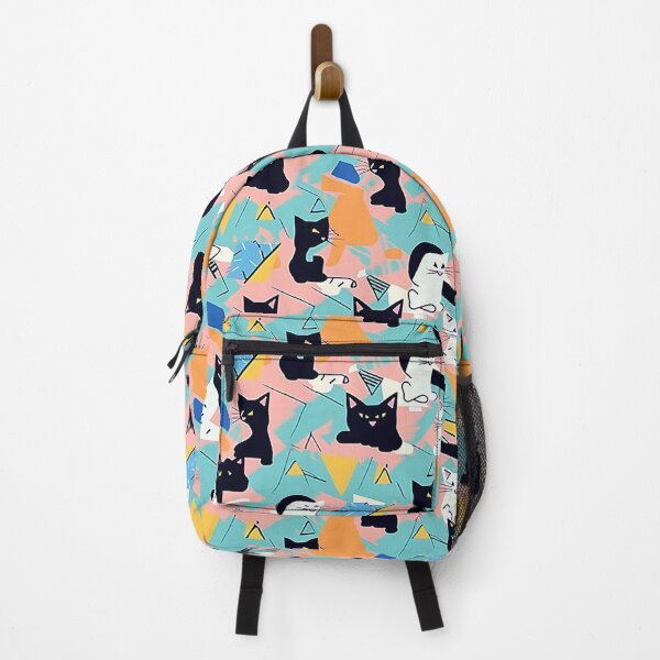 Item preview, Kitten Cuteness: A Memphis Pattern of Playful Felines designed and sold by Banded-Canyon.