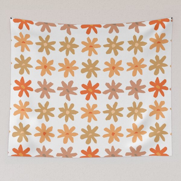 Item preview, Abstract Retro Flowers designed and sold by Cato99.