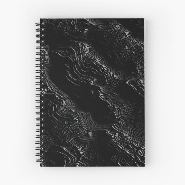 Item preview, Black Topography designed and sold by voidcrow.