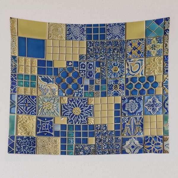 Item preview, Mosaic Spain Gaudi style tiles designed and sold by LolioGifts.