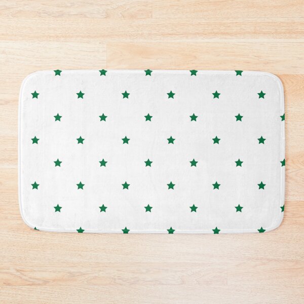 Item preview, Green star print on white designed and sold by LittleBettyMakes.
