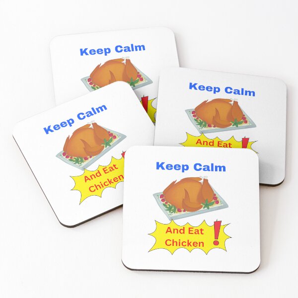 Item preview, Keep Calm and Eat Chicken designed and sold by Echo Aesthetics.