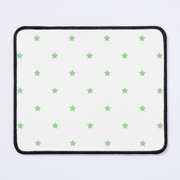 Item preview, Green star print on white designed and sold by LittleBettyMakes.