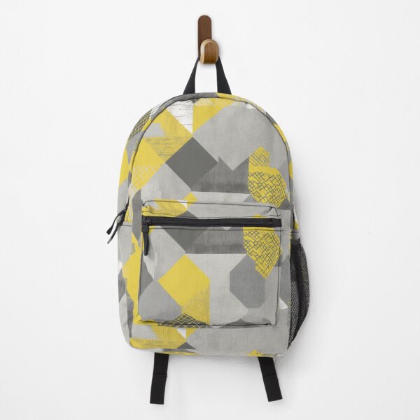 Item preview, Gray and Yellow Grunge Splatter Pattern designed and sold by Expressive Vision.