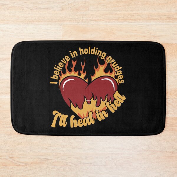 Item preview, Passionate Burning Heart - "Heal in Hell" Grudge Quote designed and sold by ElLocoMus.