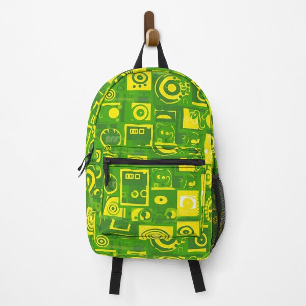 Item preview, Green and Yellow Shapes Pattern designed and sold by Expressive Vision.