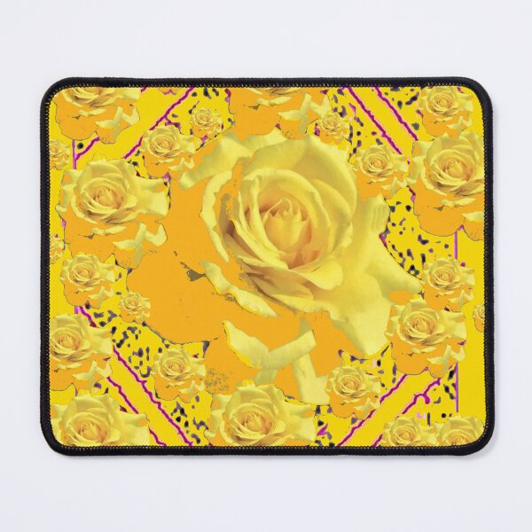Item preview, ABSTRACTED YELLOW GARDEN ROSES MODERN ART designed and sold by sharlesart.