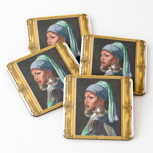 Item preview, Shea with a Pearl Earring (with Frame) designed and sold by cambcummins.