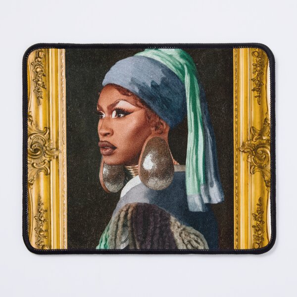 Item preview, Shea with a Pearl Earring (with Frame) designed and sold by cambcummins.