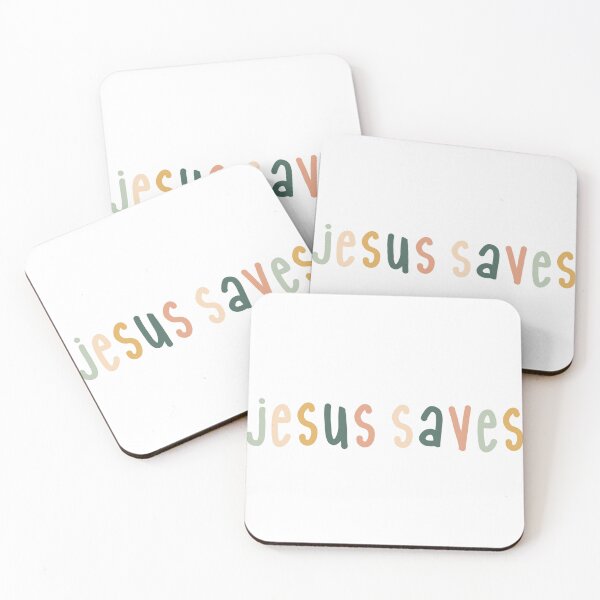 Item preview, Christian “Jesus saves” design designed and sold by oceansunflowers.