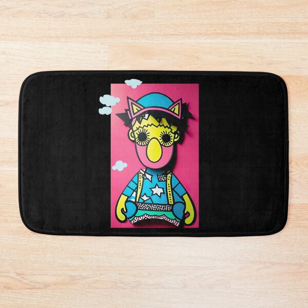 Item preview, Sunny-eyed zen boy | Cat ears | Digital Paper cut art collage designed and sold by Popalt.