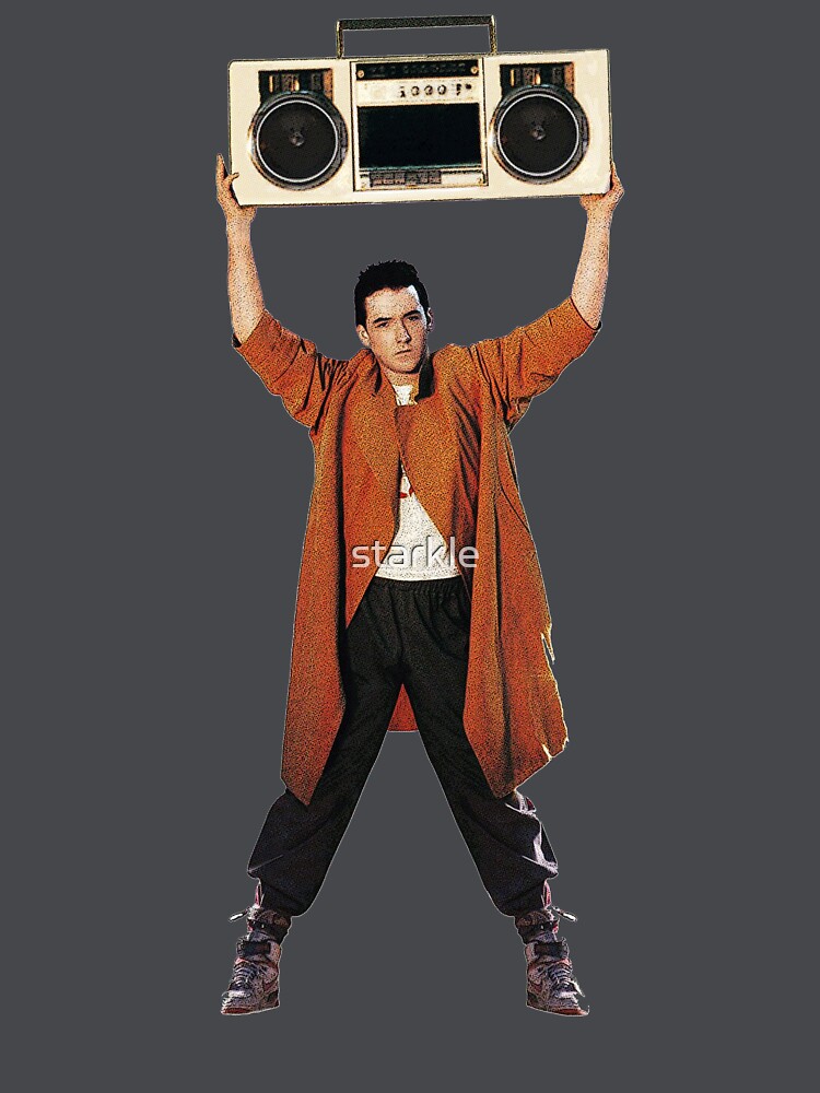 "SAY ANYTHING John Cusack holds up a boombox boom box Lloyd Dobler and