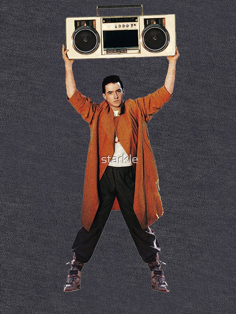 "SAY ANYTHING John Cusack holds up a boombox boom box Lloyd Dobler and