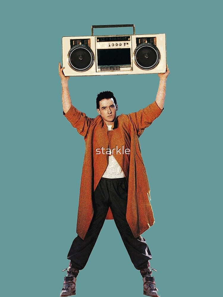 "SAY ANYTHING John Cusack holds up a boombox boom box Lloyd Dobler and