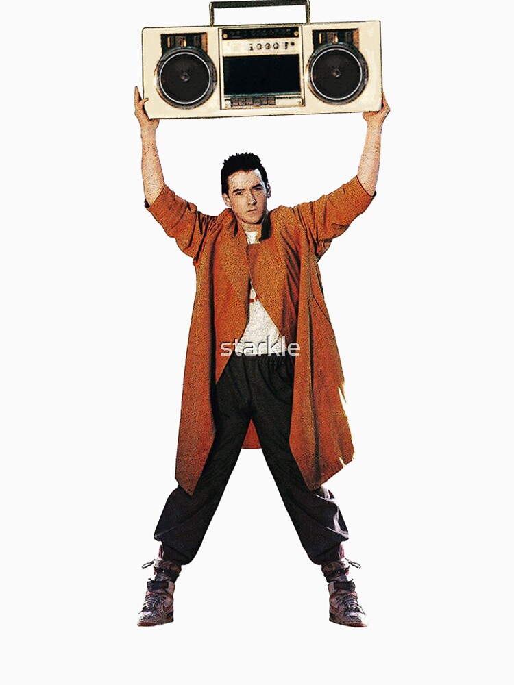 "SAY ANYTHING John Cusack holds up a boombox boom box Lloyd Dobler and