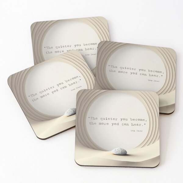 Item preview, The quieter you become, the more you can hear, Ram Dass, Yoga designed and sold by VisualVibesVV.