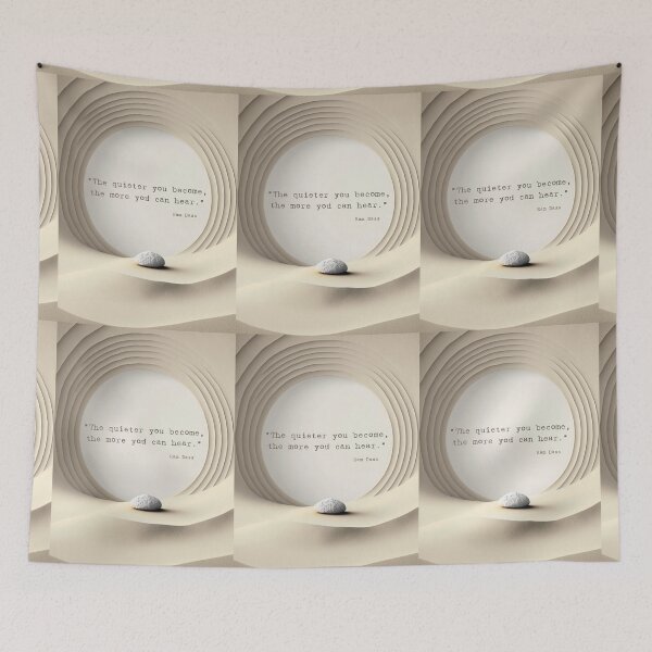 Item preview, The quieter you become, the more you can hear, Ram Dass, Yoga designed and sold by VisualVibesVV.