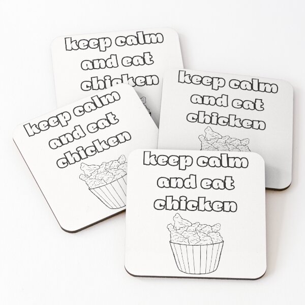 Artikelvorschau, keep Calm And Eat Chicken entworfen und verkauft von Simo0455.