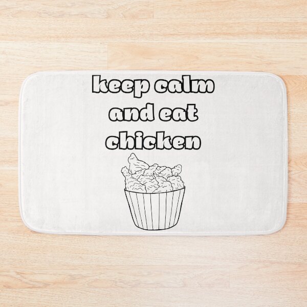 Artikelvorschau, keep Calm And Eat Chicken entworfen und verkauft von Simo0455.