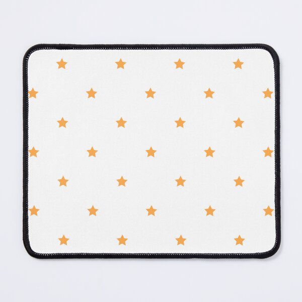 Item preview, Orange star print on white designed and sold by LittleBettyMakes.