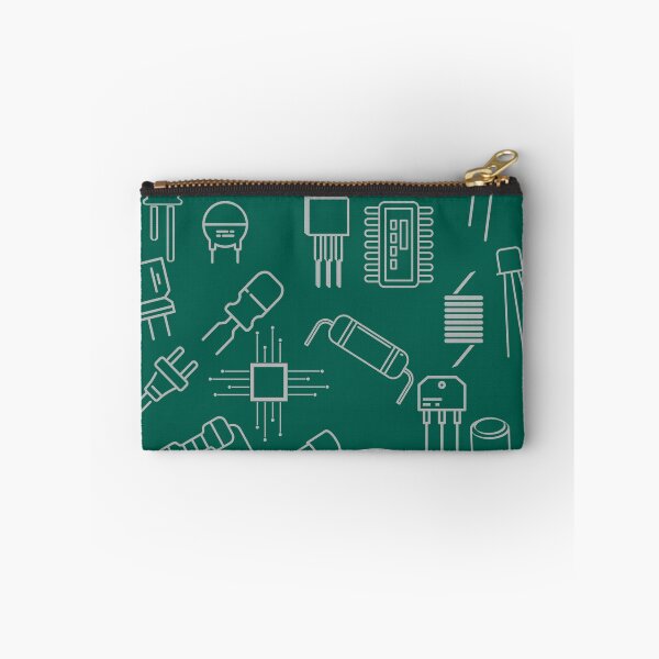 Item preview, Electronic components symbols collage designed and sold by EngineersArt.