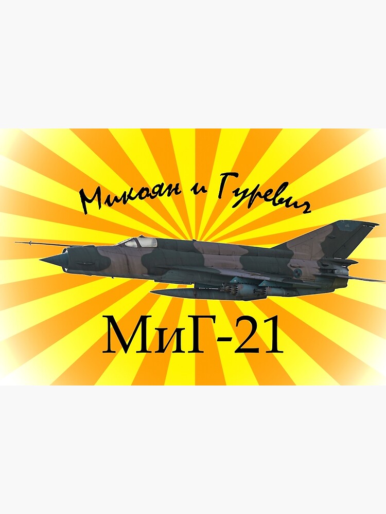 MIG 21 Fighter Jet Classic T-Shirt | Redbubble