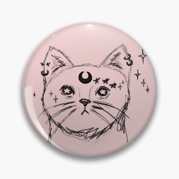 Item preview, mystic cat doodle designed and sold by hgrasel.