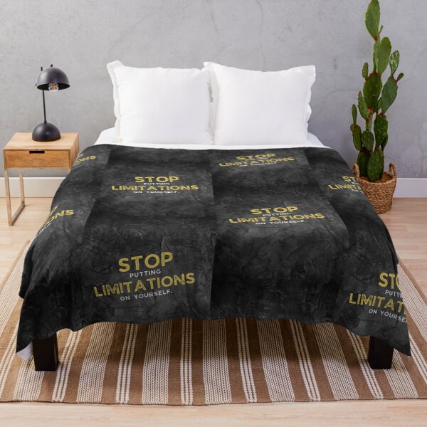 Item preview, Stop putting limitations on yourself - Limitless Quote Motivation designed and sold by hiunlimit.