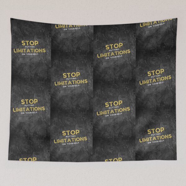 Item preview, Stop putting limitations on yourself - Limitless Quote Motivation designed and sold by hiunlimit.