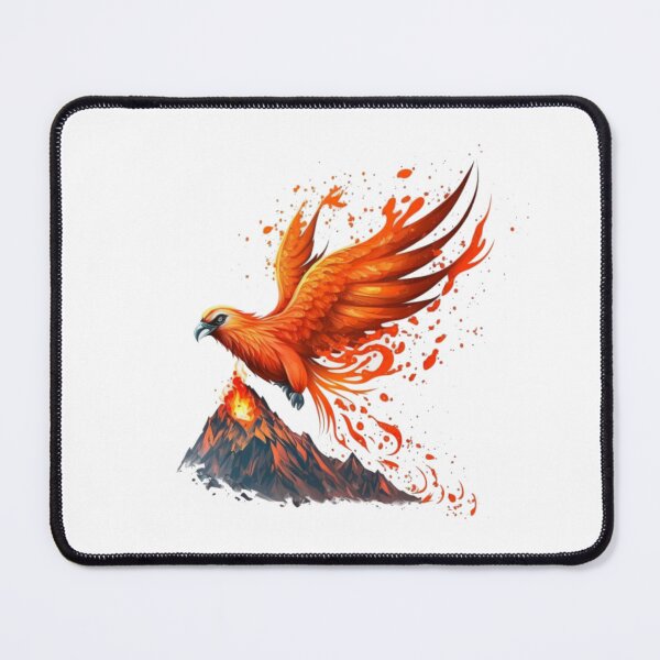 Item preview, Fiery Red Fire Magical Bird  designed and sold by Art Genix.