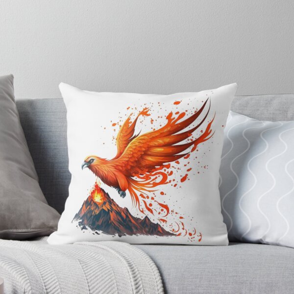 Item preview, Fiery Red Fire Magical Bird  designed and sold by Art Genix.