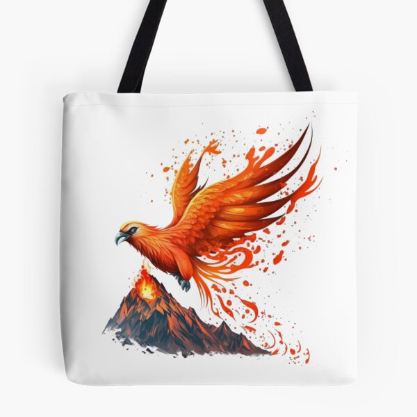 Item preview, Fiery Red Fire Magical Bird  designed and sold by Art Genix.