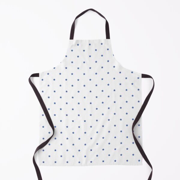 Item preview, Royal blue star print on white designed and sold by LittleBettyMakes.
