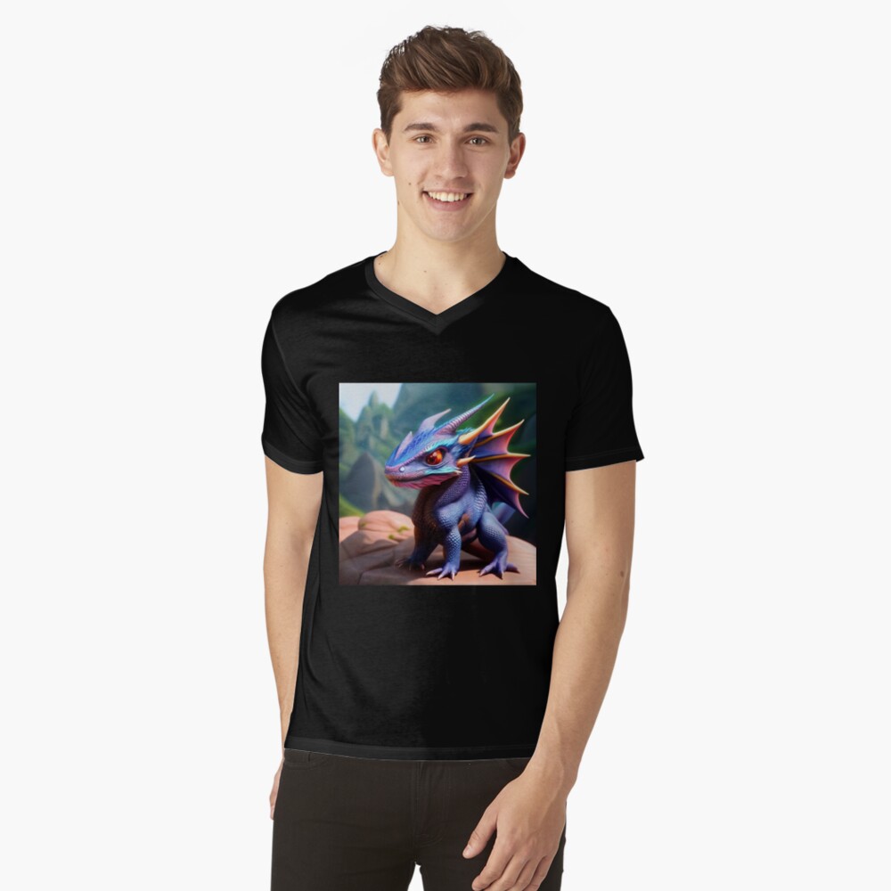 Item preview, V-Neck T-Shirt designed and sold by dragynrain.