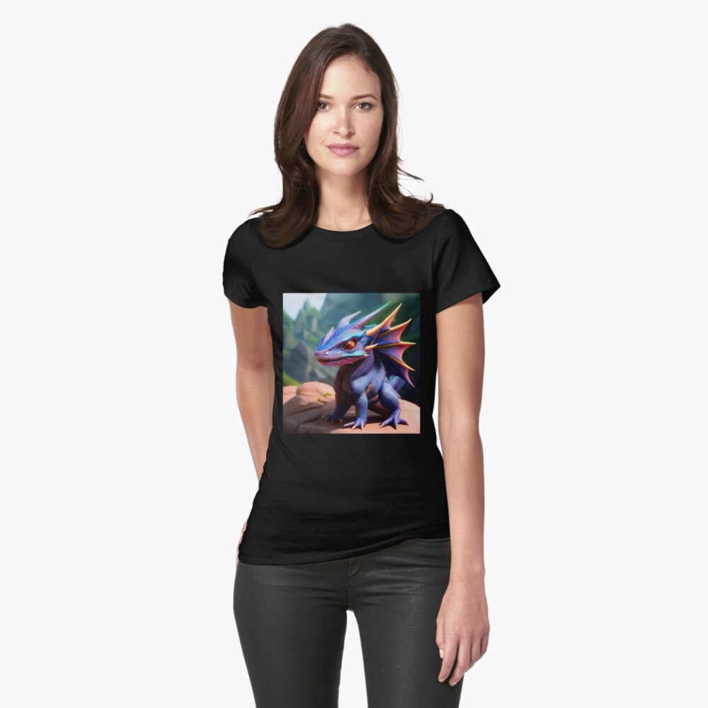 Item preview, Fitted T-Shirt designed and sold by dragynrain.