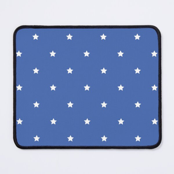 Item preview, White star print on royal blue designed and sold by LittleBettyMakes.