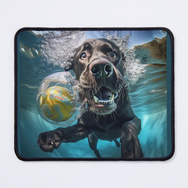 Item preview, Labrador retriever swimming underwater #1 of series of 5 designed and sold by ebrawne.