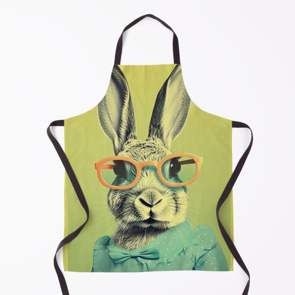 Item preview, The Sunglasses Bunny: A Retro Icon for Your Home designed and sold by EmeraldeaArt.