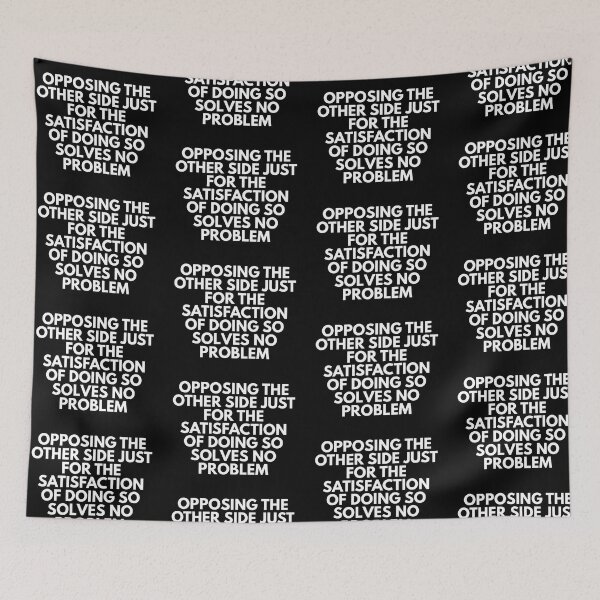 Item preview, Opposing the other side in white designed and sold by Politics-Corner.