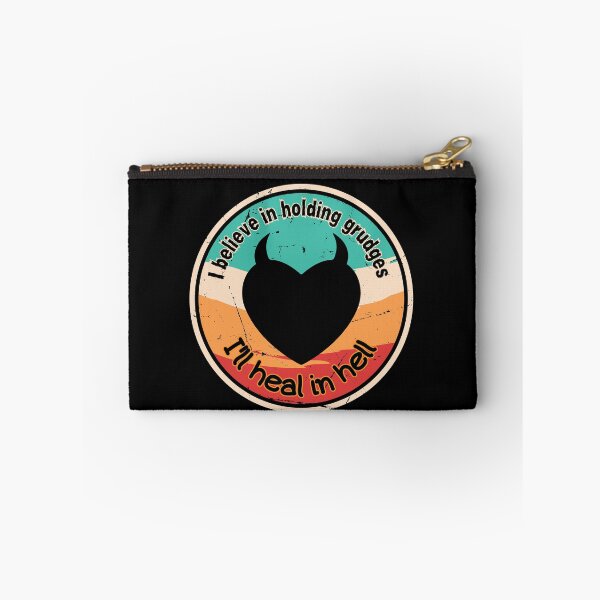 Item preview, Retro vintage design - I believe in holding grudges - "Heal in Hell"  designed and sold by ElLocoMus.