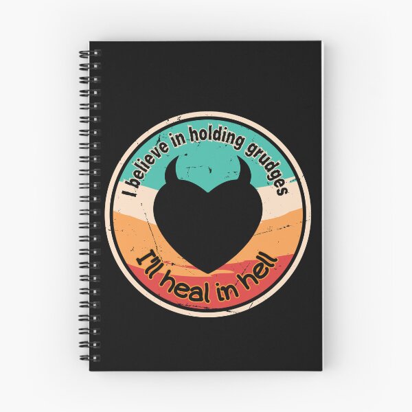 Item preview, Retro vintage design - I believe in holding grudges - "Heal in Hell"  designed and sold by ElLocoMus.