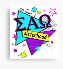 20 years of sisterhood Canvas Print