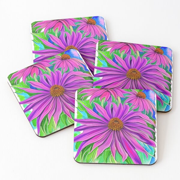 Item preview, Purple coneflowers designed and sold by Pjay McConnell.