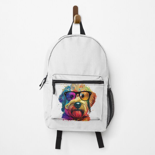 Item preview, Colorful cool Golden Doodle dog with sunglasses designed and sold by MLArtifex.