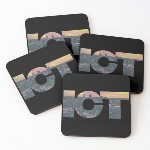 Item preview, Wichita, Kansas ICT Sunrise Cityscape designed and sold by CrabbyLobster.