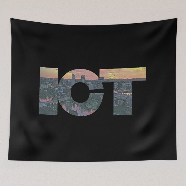 Item preview, Wichita, Kansas ICT Sunrise Cityscape designed and sold by CrabbyLobster.