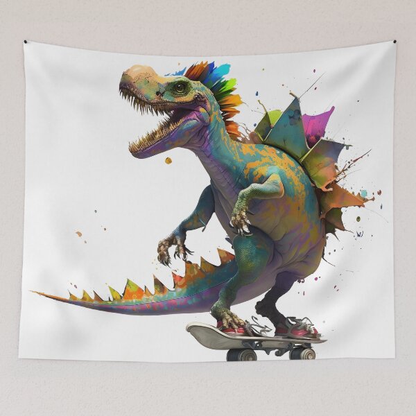 Item preview, Radical Skater Dinosaur designed and sold by robbclarke.