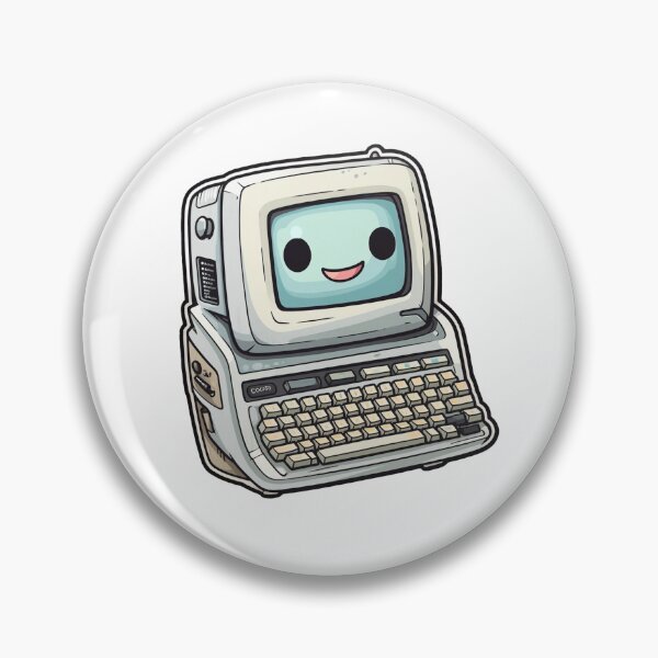 Item preview, Happy old school computer designed and sold by holodream.