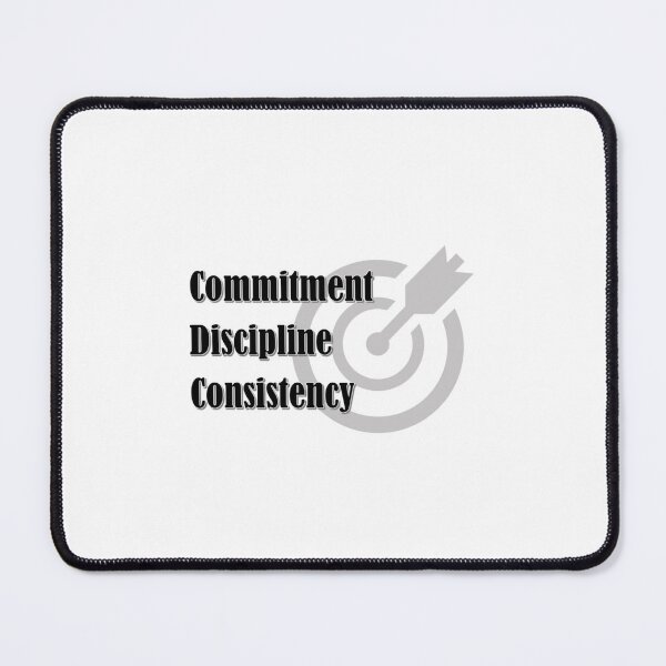 Item preview, Consistency Commitment Discipline By Brandon Cable designed and sold by BrandonArtWorld.